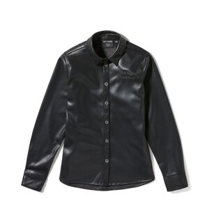 Harley-Davidson NWT Metallic Faux Leather Shirt